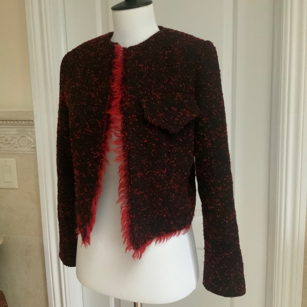 Tailored Tweed Cropoed jacket blazer